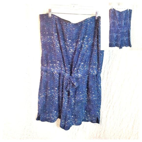 Ann Taylor LOFT Spotted Print Romper Size XXL - Picture 1 of 9